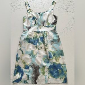 Banana Republic 100% Silk Abstract Dress